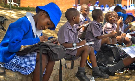 School children in Zimbabwe